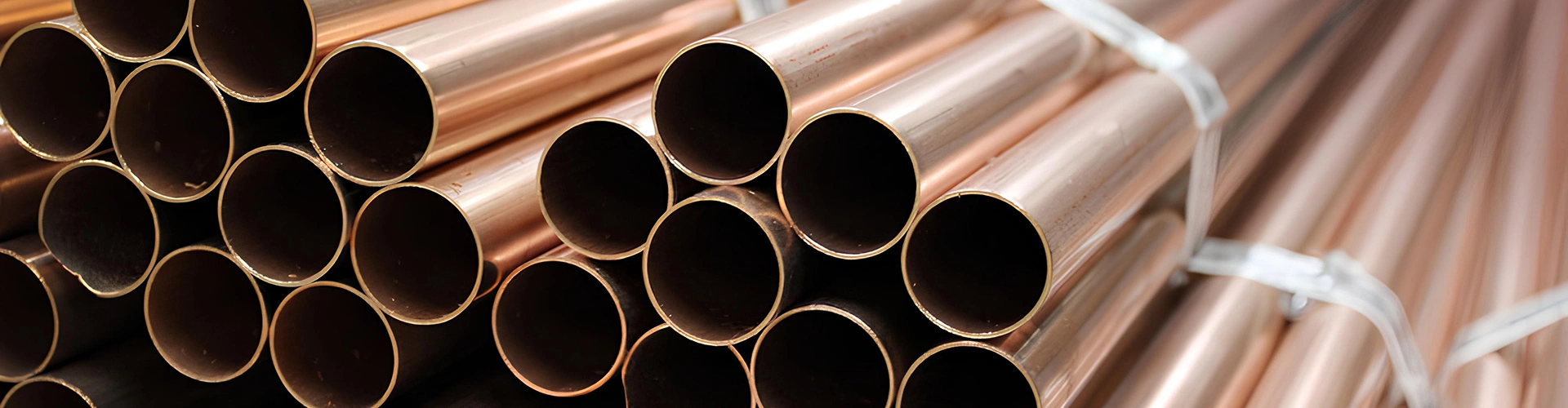 Copper pipes and fittings from the manufacturer