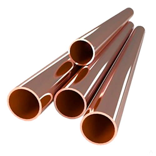 Copper tubes in straight lengths